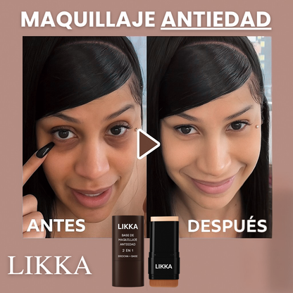 Base de Maquillaje Antiedad 2 en 1