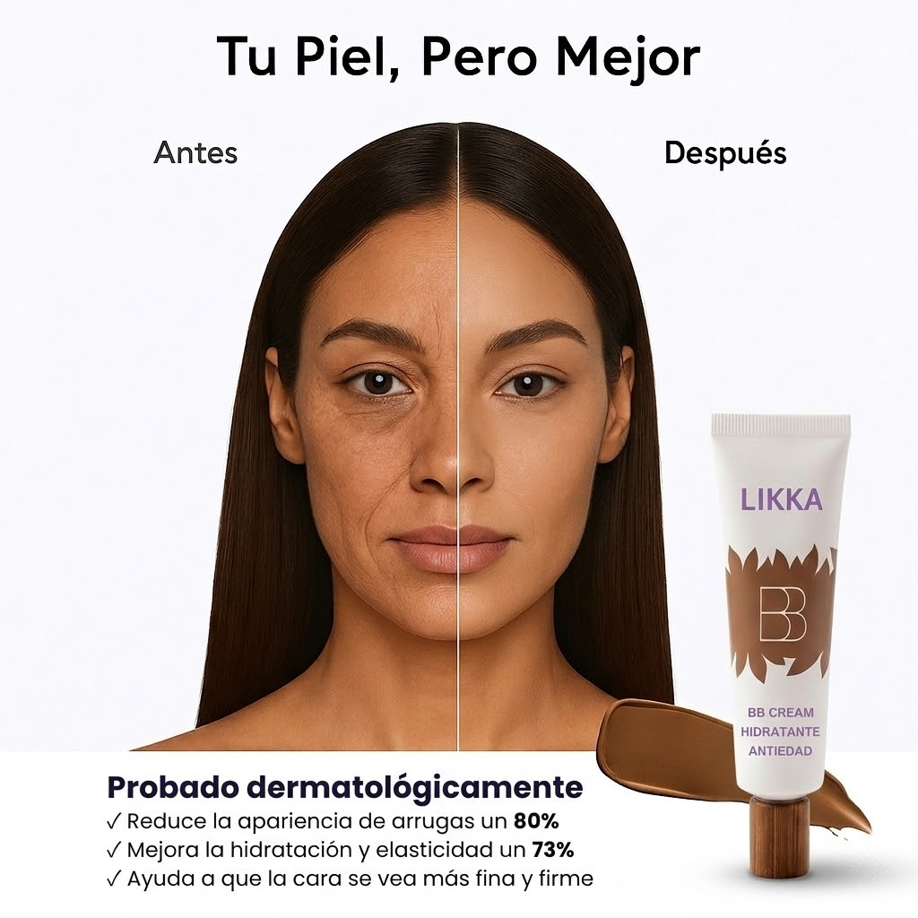 BB Cream Hidratante Antiedad & Brocha