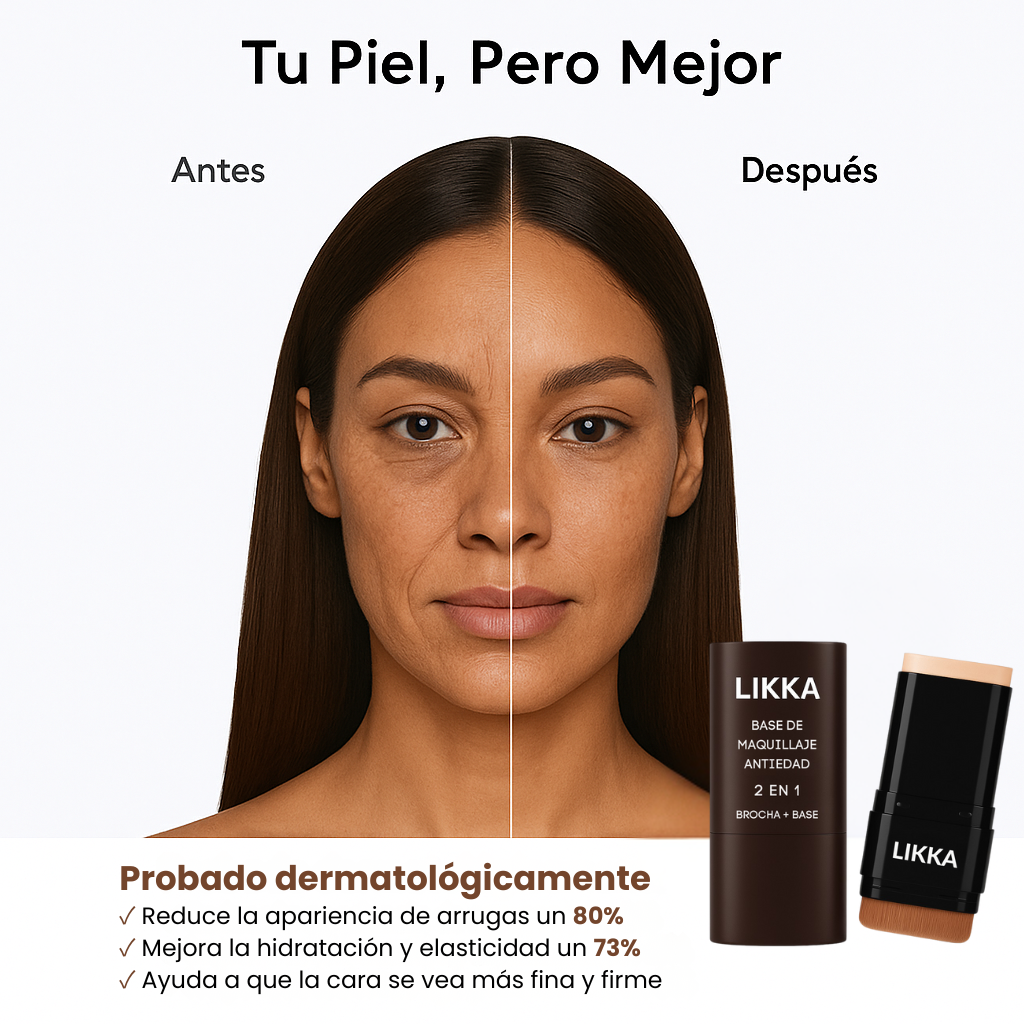 Base de Maquillaje Antiedad 2 en 1